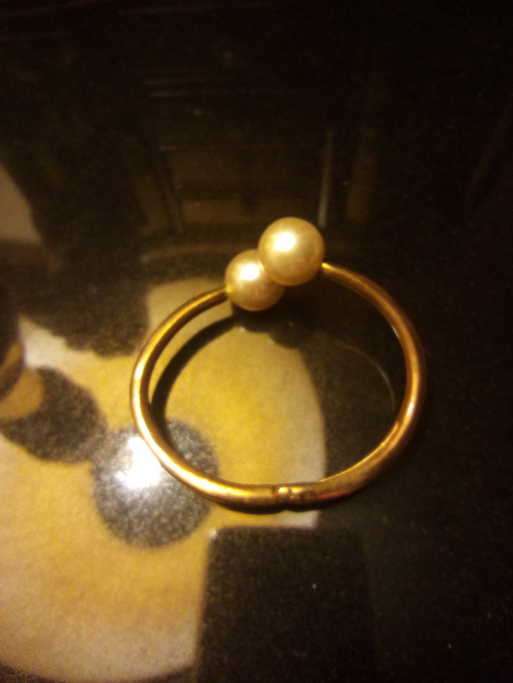 Gold-Tone Sphere Closure Bracelet